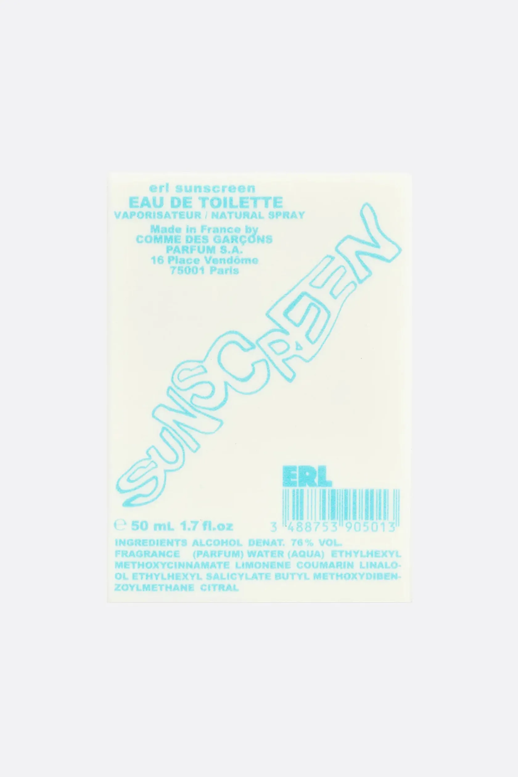 Profumi E Beauty>COMME DES GARÇONS PARFUMS ERL Sunscreen Eau de Toilette 50 ml Neutro