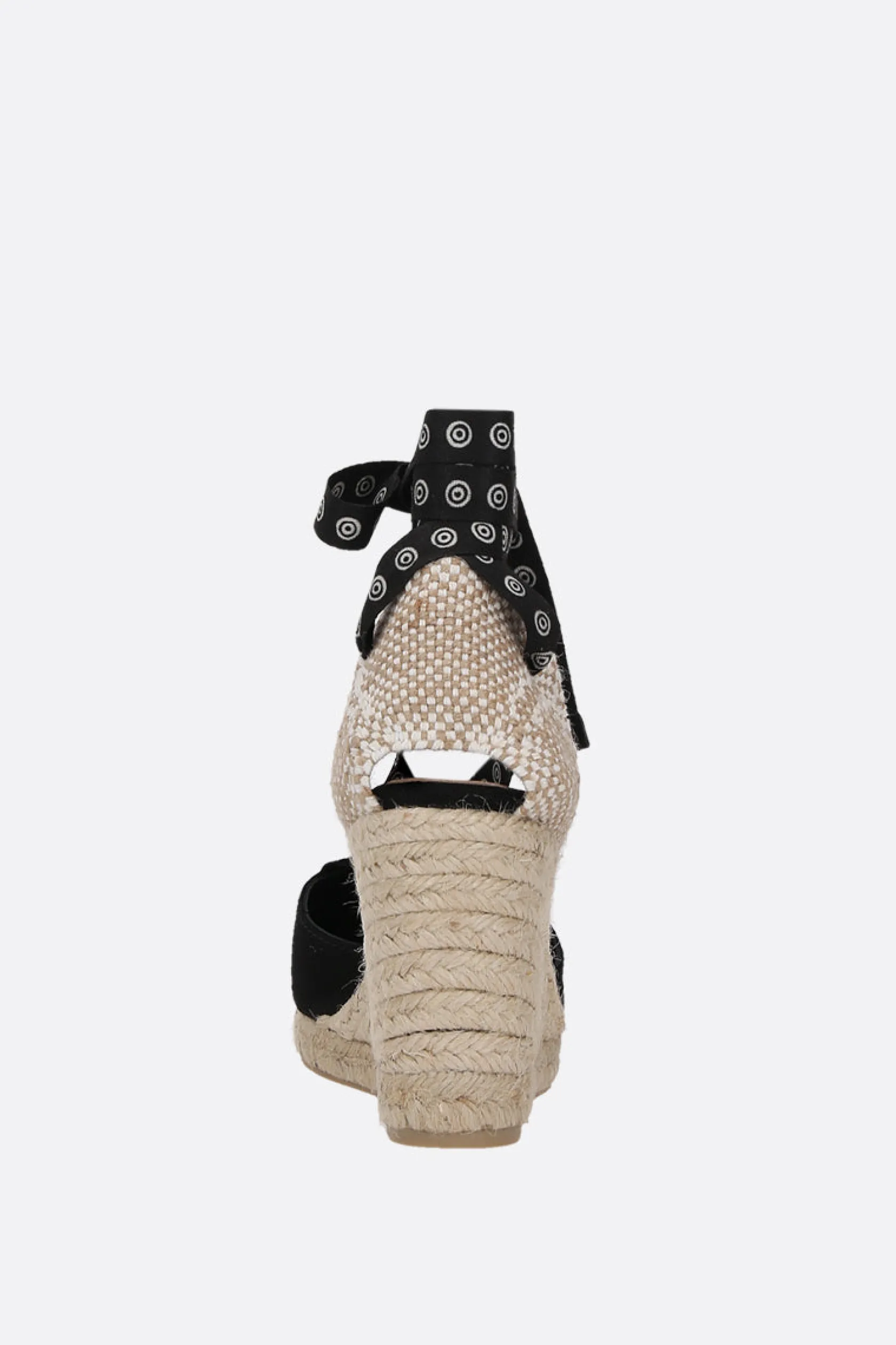 Scarpe Basse>CASTAÑER X 10 CORSO COMO espadrilla con zeppa Coralia in canvas Nero