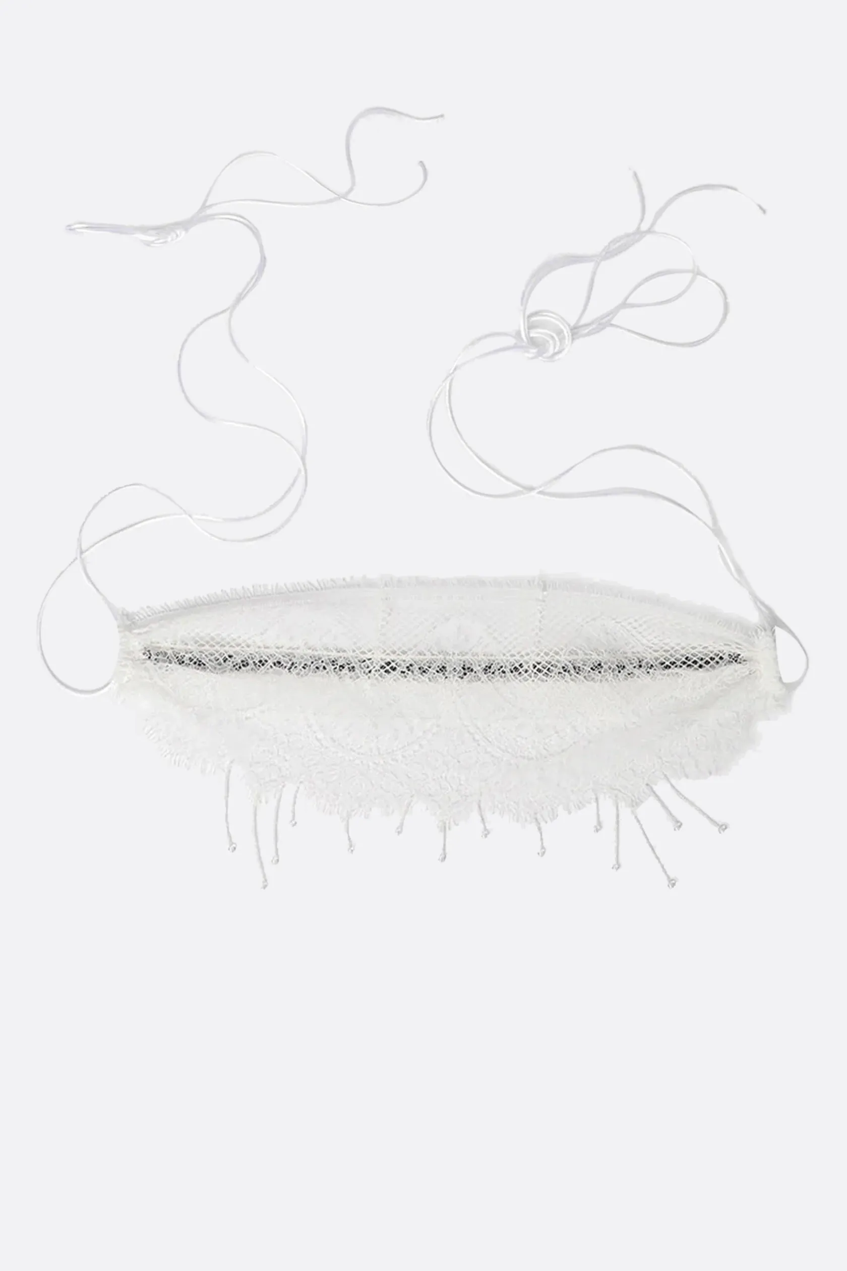 Accessori Da Indossare>ANN DEMEULEMEESTER fascia per capelli Klas in pizzo Bianco