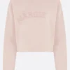 Topwear>MAISON MARGIELA felpa cropped in jersey Neutro