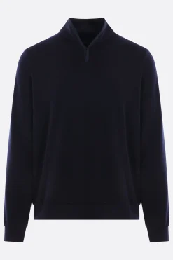 Topwear>SEASE felpa Ellen in misto lana Blu