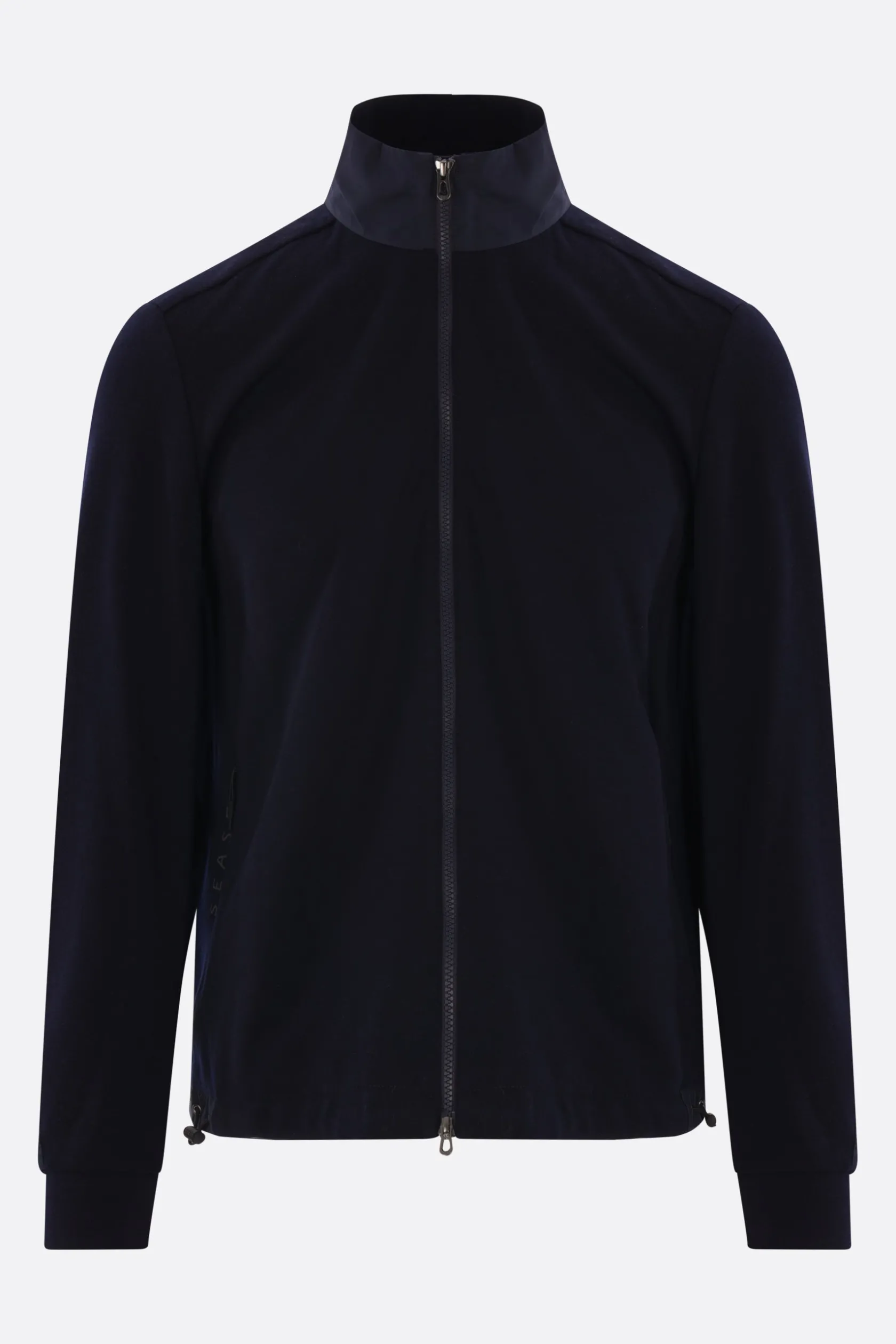 Topwear>SEASE felpa full-zip Explorer in lana tecnica Blu