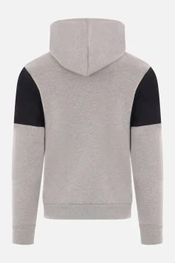 Topwear>BALENCIAGA felpa full-zip in jersey Grigio