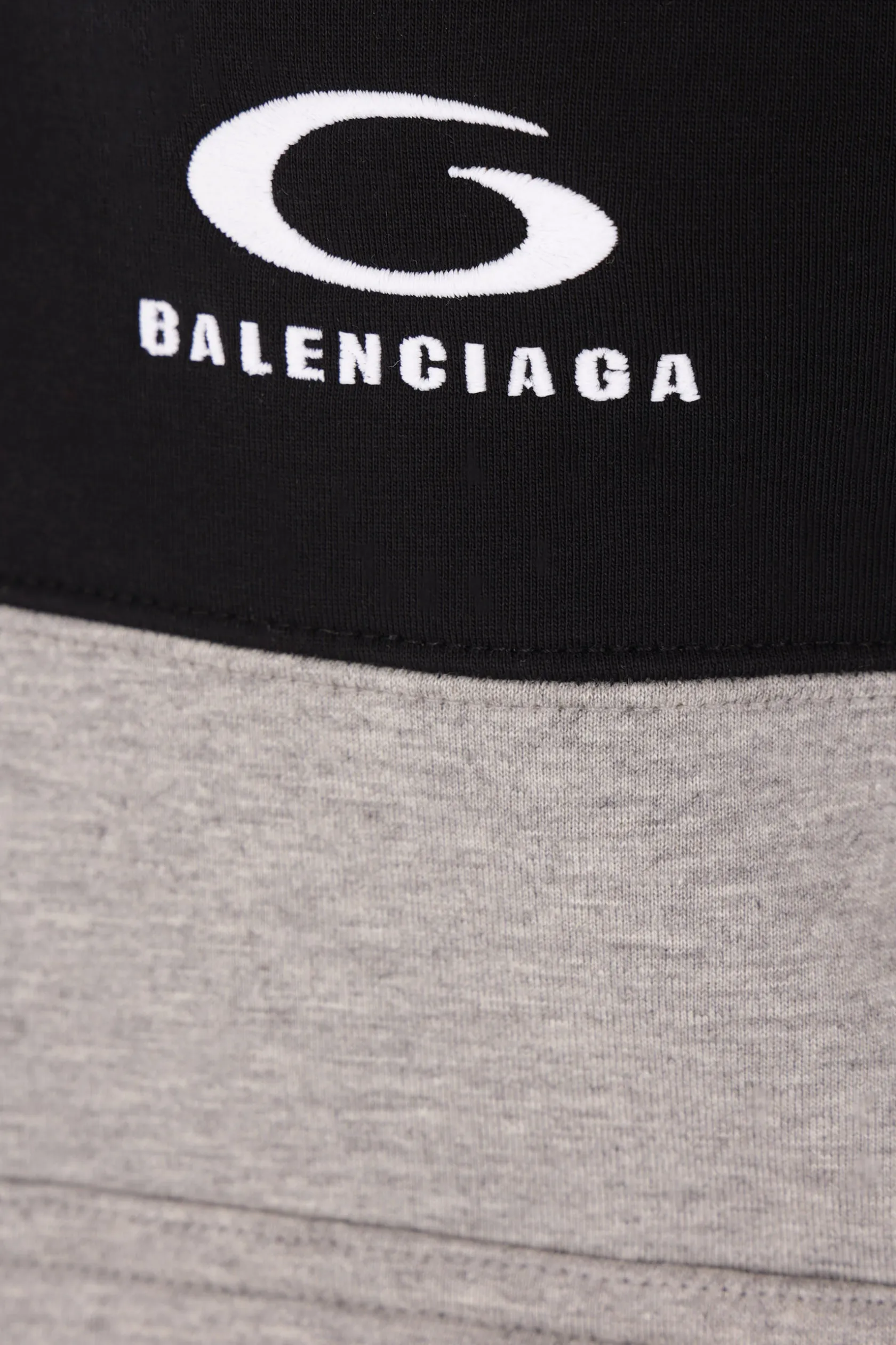 Topwear>BALENCIAGA felpa full-zip in jersey Grigio