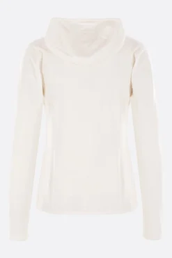Topwear>ARC'TERY X felpa full-zip Kyamite LT in jersey Bianco