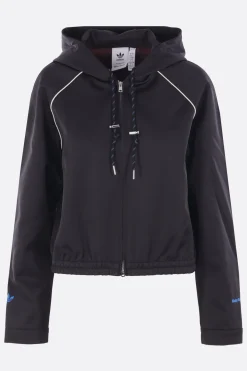 Topwear>ADIDAS X WALES BONNER felpa full-zip WB in raso Nero