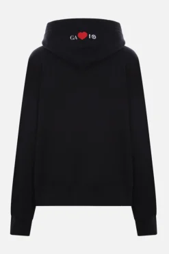Topwear>GIORGIO ARMANI - 10 CORSO COMO felpa in cotone Nero
