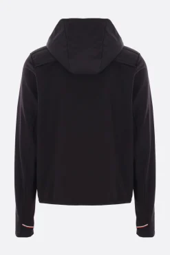 Topwear>MONCLER GRENOBLE felpa imbottita in jersey e nylon Nero