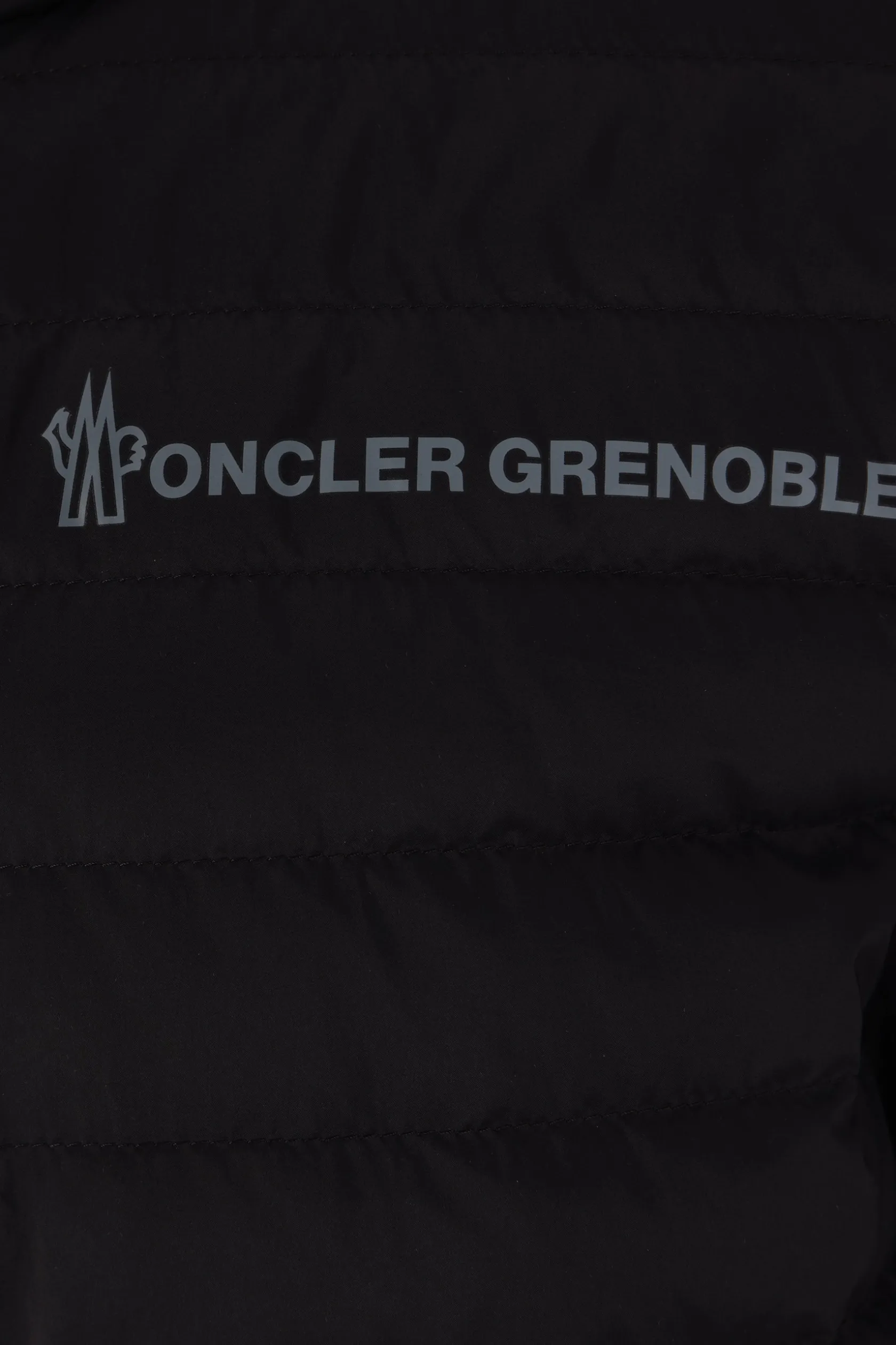 Topwear>MONCLER GRENOBLE felpa imbottita in jersey e nylon Nero