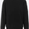 Topwear>C.P. COMPANY felpa in jersey leggero Nero