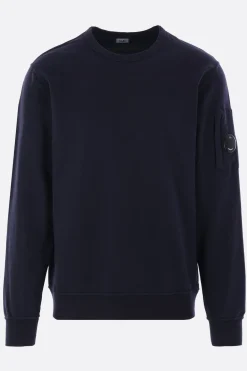 Topwear>C.P. COMPANY felpa in jersey leggero Blu