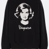 Topwear>VAQUERA felpa in Women Graphic in jersey Nero