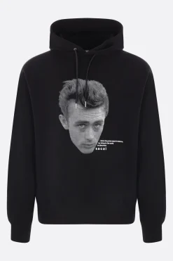Topwear>SACAI felpa James Dean in jersey Nero