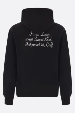 Topwear>SACAI felpa James Dean in jersey Nero