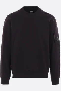 Topwear>C.P. COMPANY felpa Lens in jersey Nero