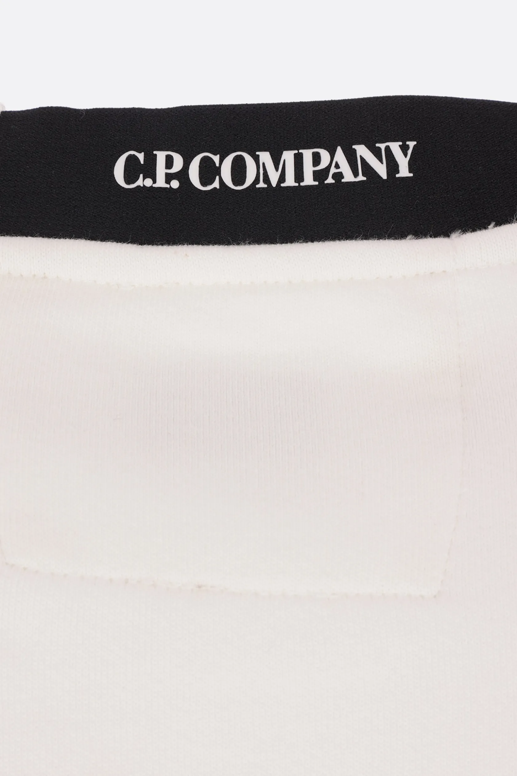 Topwear>C.P. COMPANY felpa Lens in jersey Bianco