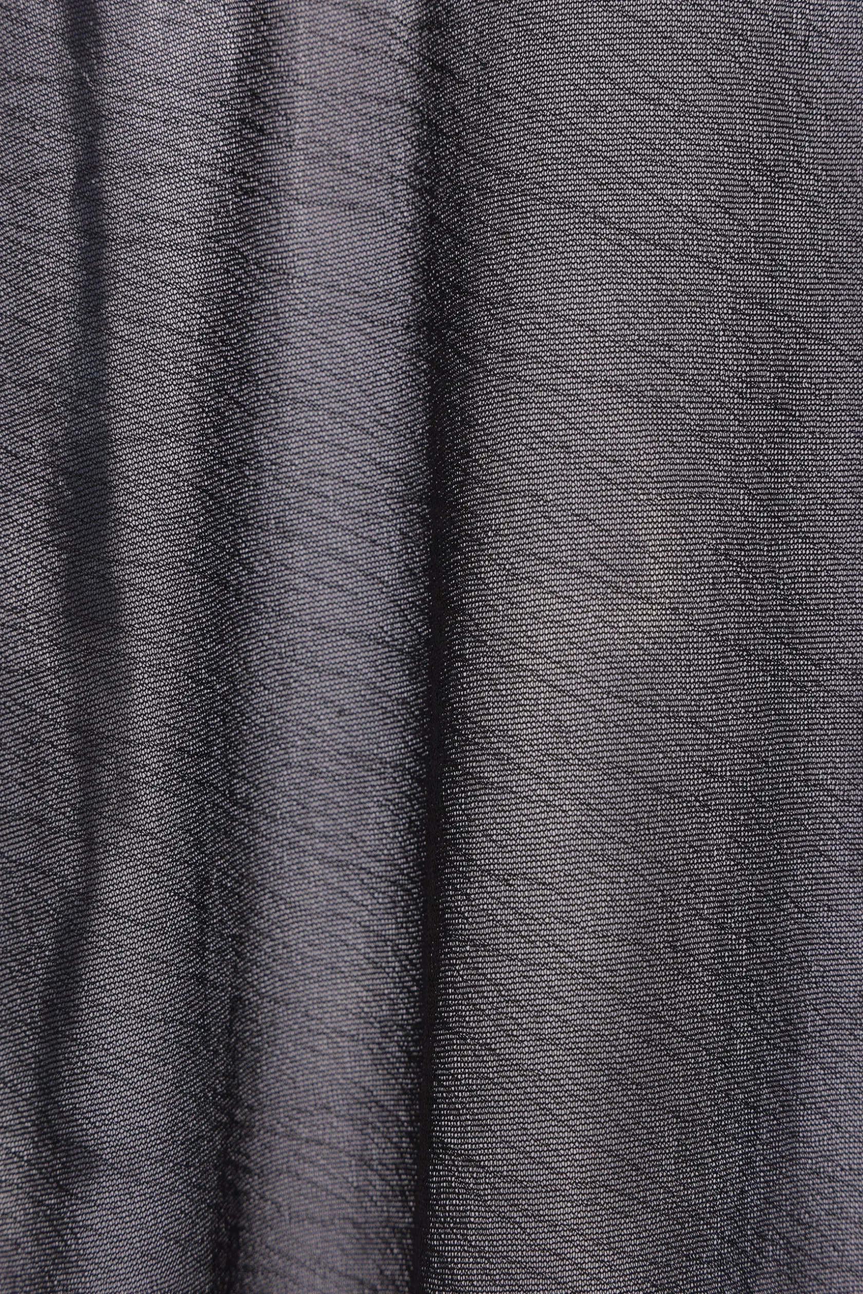Topwear>RICK OWENS felpa long-fit in viscosa semi-trasparente Nero