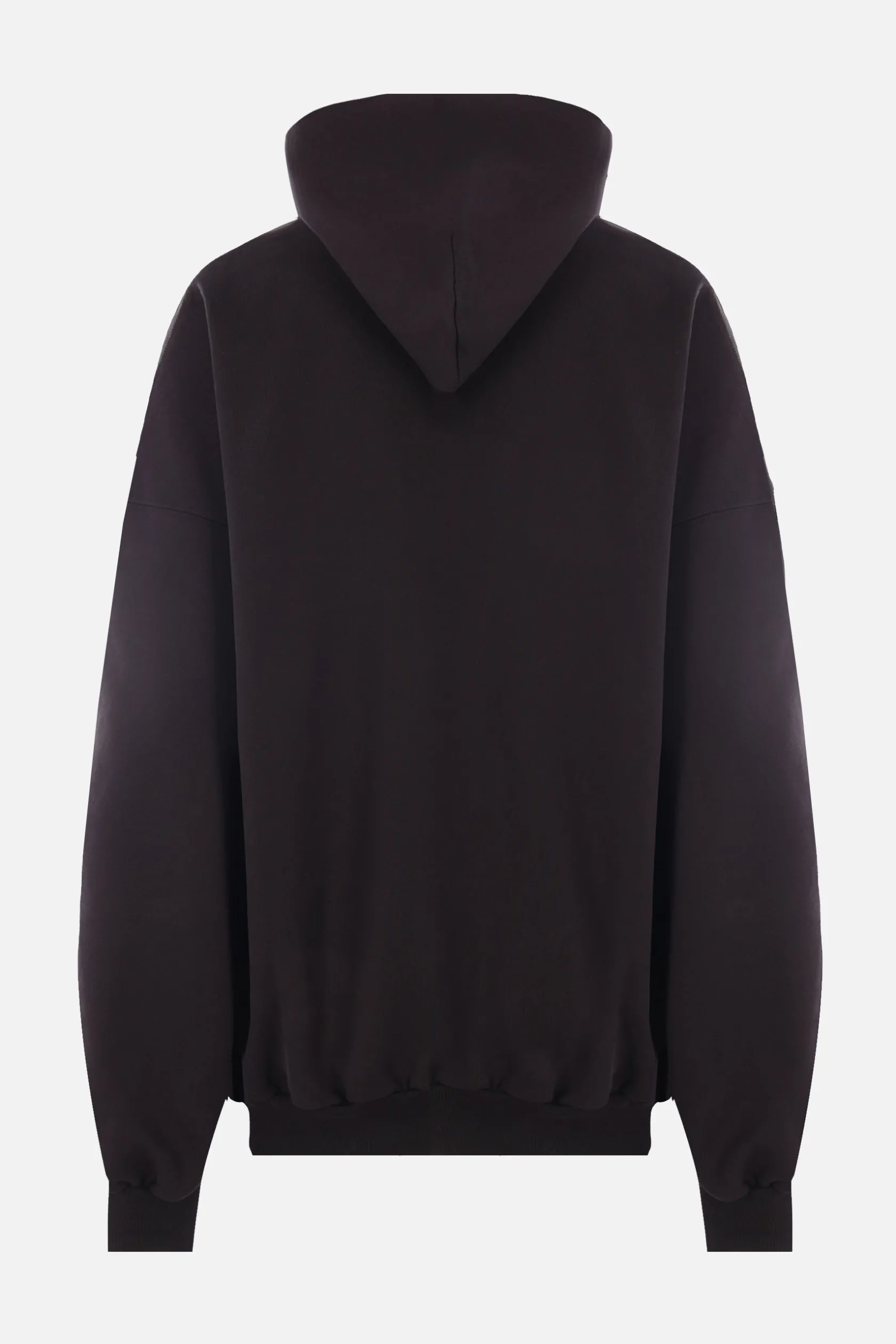Topwear>BALENCIAGA felpa oversize Beverly Hills in jersey Nero