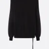 Topwear>RICK OWENS DRKSHDW felpa oversize Tecsweat in jersey Nero