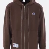 Topwear>UNDERCOVER felpa x Champion in cotone Marrone
