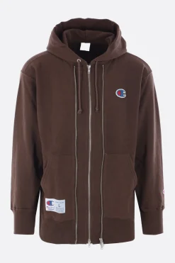 Topwear>UNDERCOVER felpa x Champion in cotone Marrone