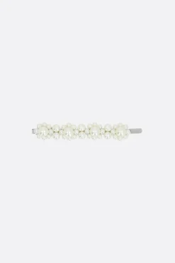 Accessori Da Indossare>SIMONE ROCHA fermaglio per capelli in ottone con perline Bianco