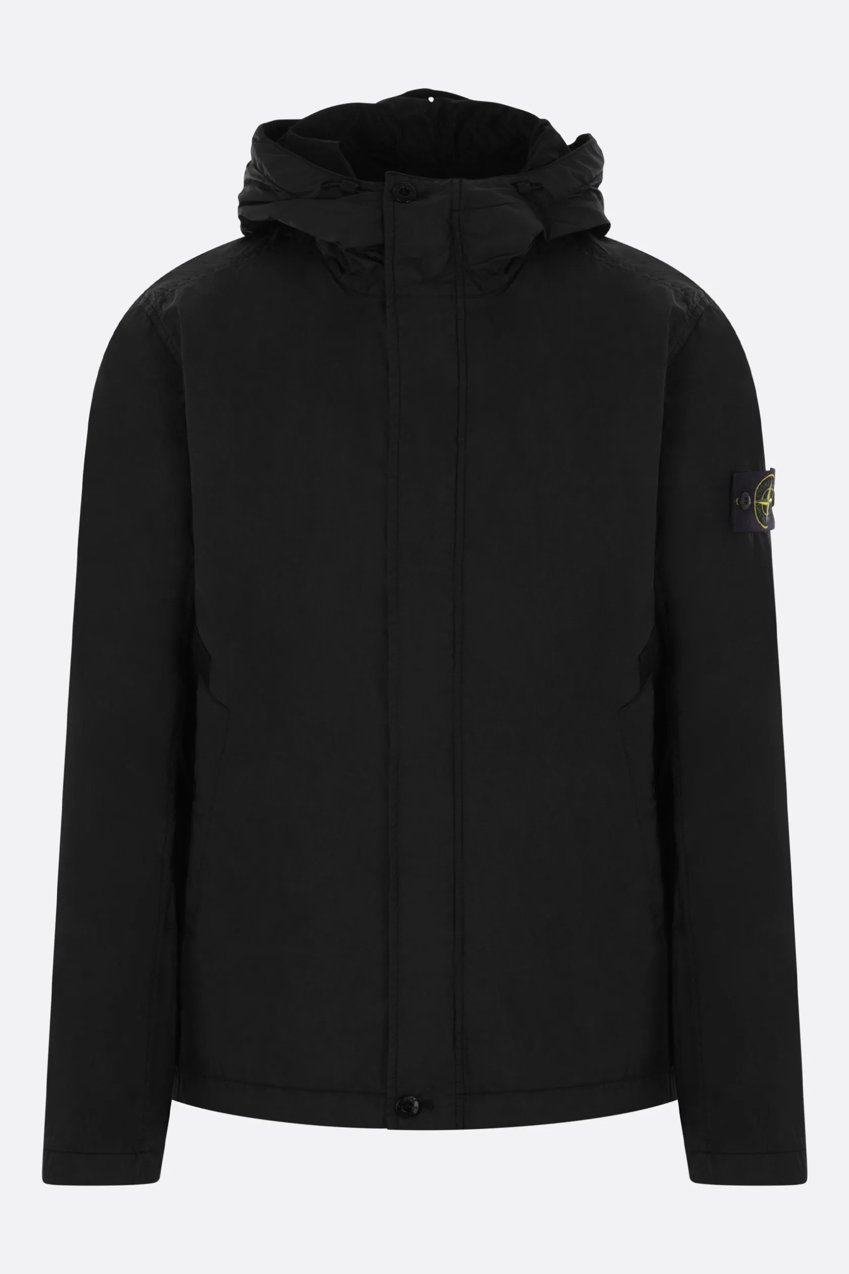 Capispalla>STONE ISLAND giacca a vento in Crinkle Reps NY Nero