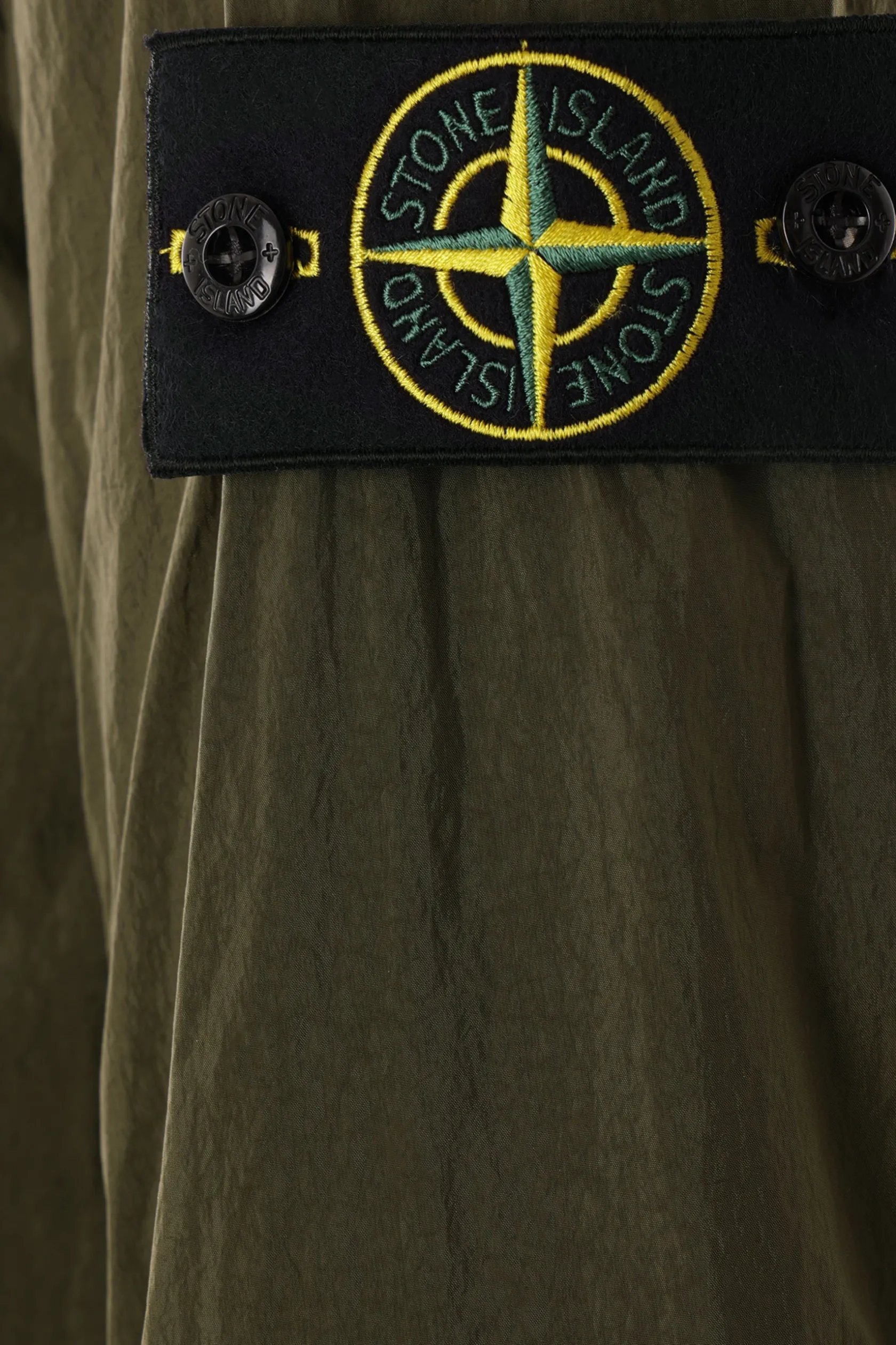 Capispalla>STONE ISLAND giacca a vento in Crinkle Reps NY Verde