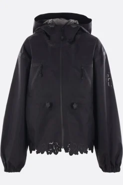 Capispalla>CECILIE BAHNSEN X THE NORTH FACE giacca a vento in nylon stampa floreale Nero