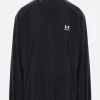 Capispalla>BALENCIAGA giacca a vento oversize Under Armour® in nylon stretch Nero