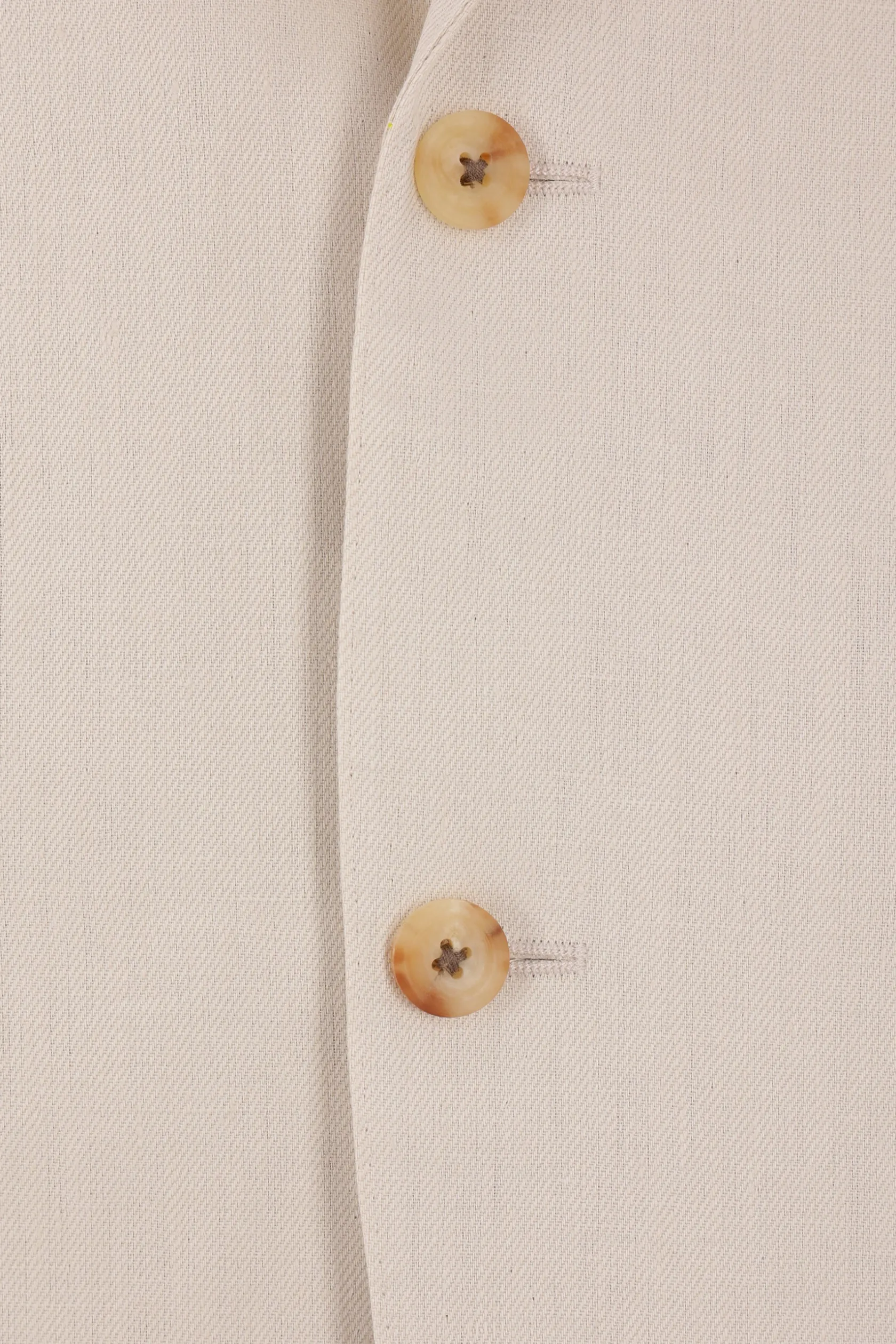Capispalla>RICK OWENS giacca Dirt Tailored in lino Bianco