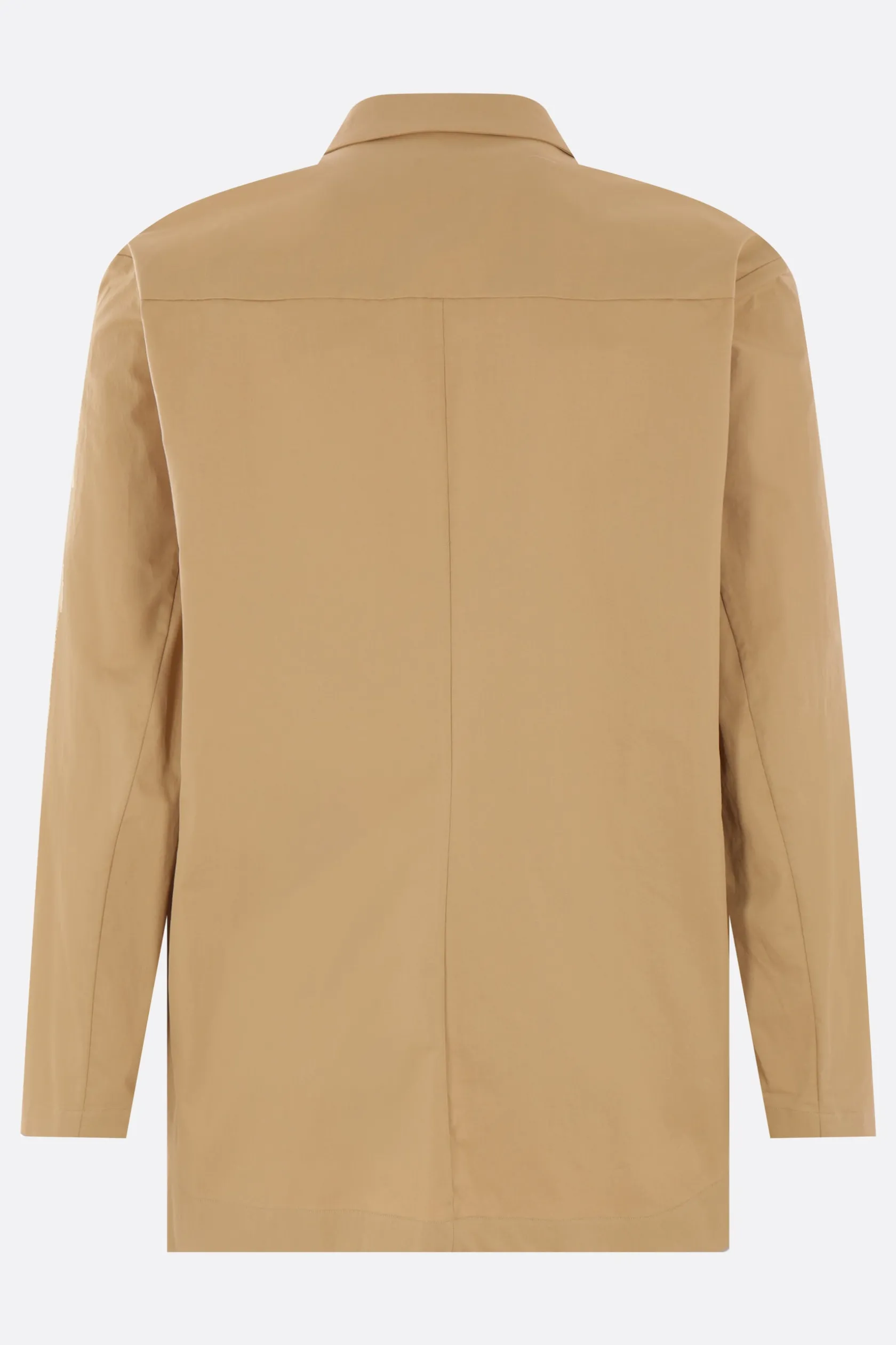 Capispalla>DRIES VAN NOTEN giacca doppiopetto Caplans in cotone Neutro