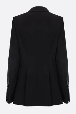 Capispalla>RICK OWENS giacca doppiopetto in lana Nero