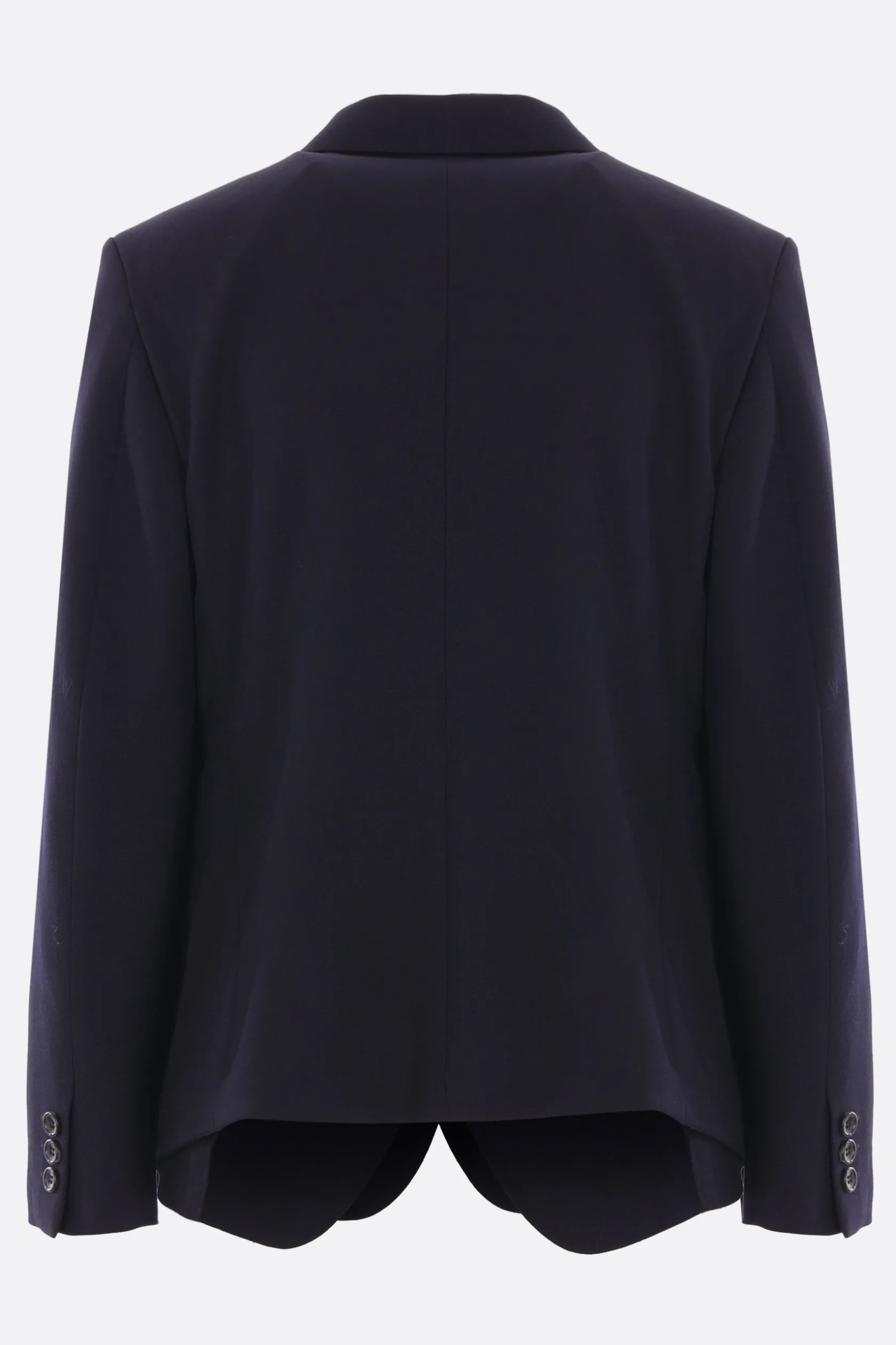 Capispalla>COMME DES GARÇONS COMME des GARÇONS giacca in lana con fondo destrutturato Blu