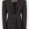 Capispalla>VIVIENNE WESTWOOD giacca monopetto Alien Lauren in lana Marrone