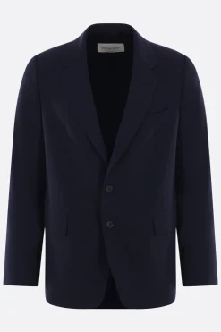 Capispalla>DRIES VAN NOTEN giacca monopetto Beeman in lana Blu