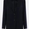 Capispalla>ALBERTO BIANI giacca monopetto in cady Blu