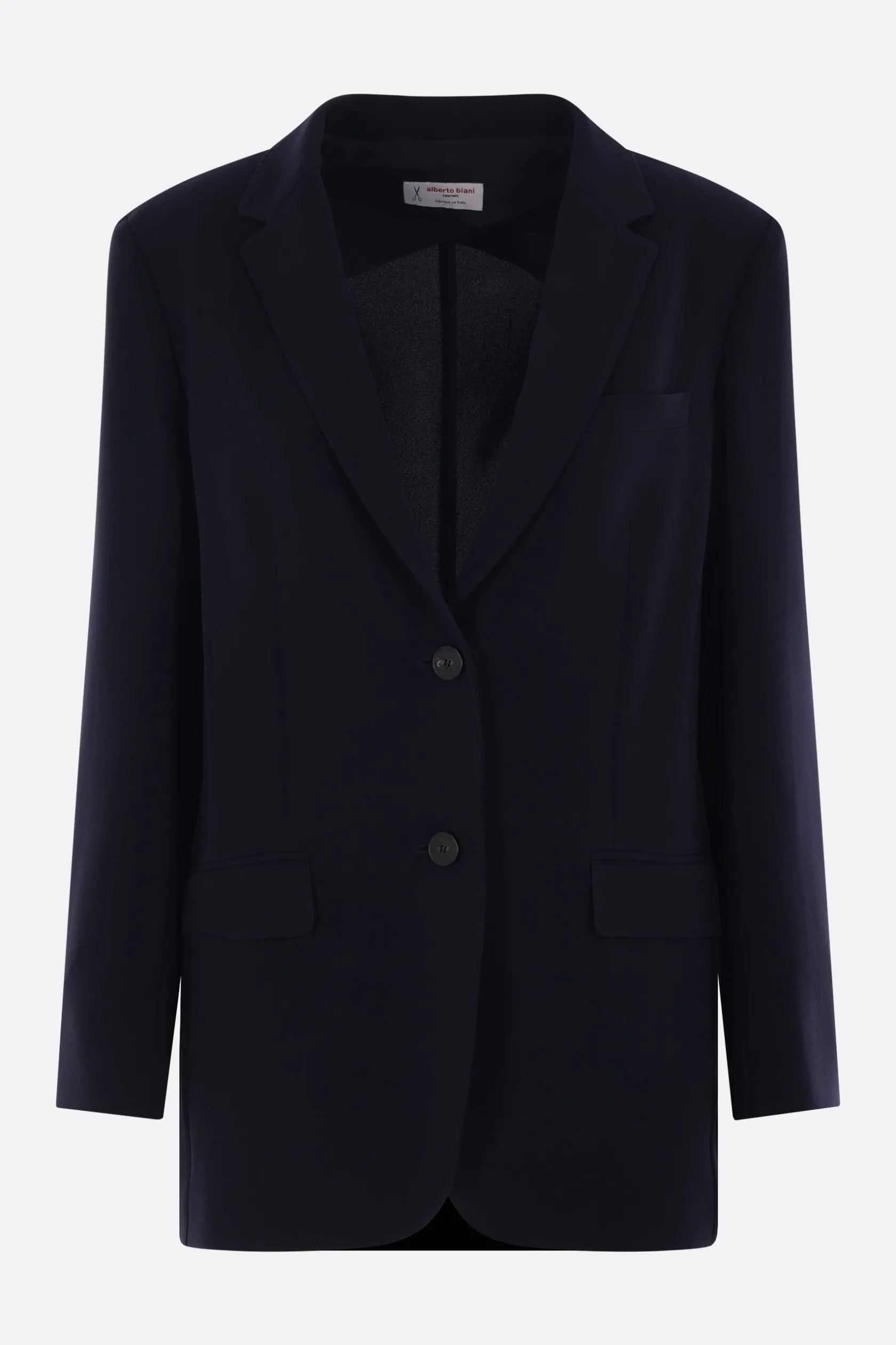 Capispalla>ALBERTO BIANI giacca monopetto in cady Blu