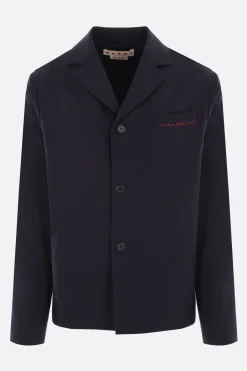 Capispalla>MARNI giacca monopetto in lana Blu