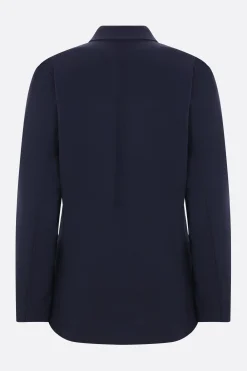Capispalla>CFCL giacca monopetto in maglia Milano Blu