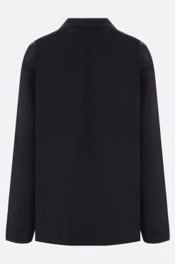 Capispalla>CFCL giacca monopetto in maglia Milano Nero