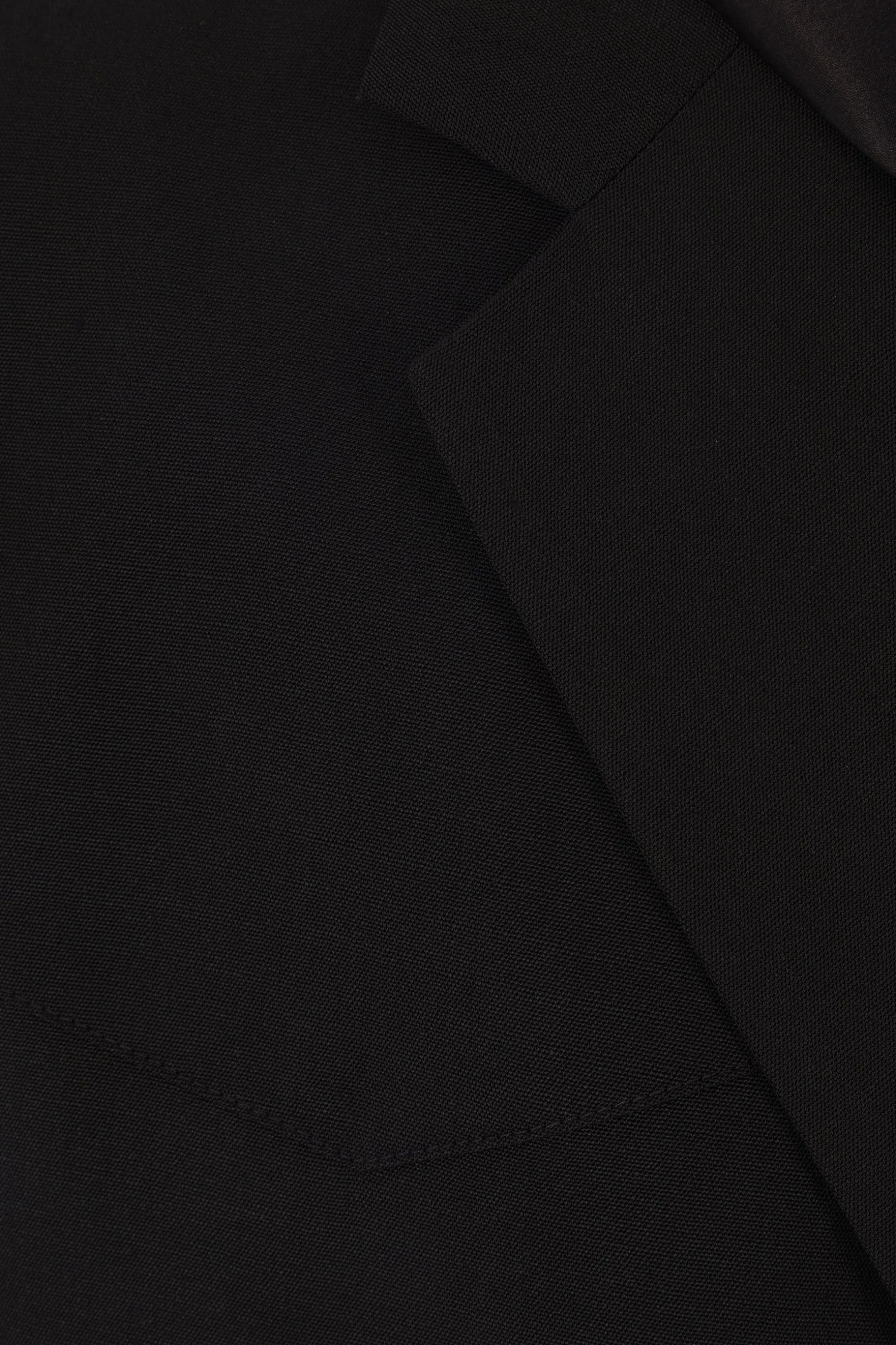 Capispalla>JIL SANDER giacca monopetto in misto seta Nero