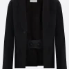 Capispalla>NOIR KEI NINOMIYA giacca smoking in lana mohair Nero