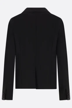 Capispalla>NOIR KEI NINOMIYA giacca smoking in lana mohair Nero