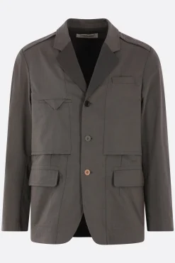 Capispalla>UNDERCOVER giacca utility in gabardine Grigio