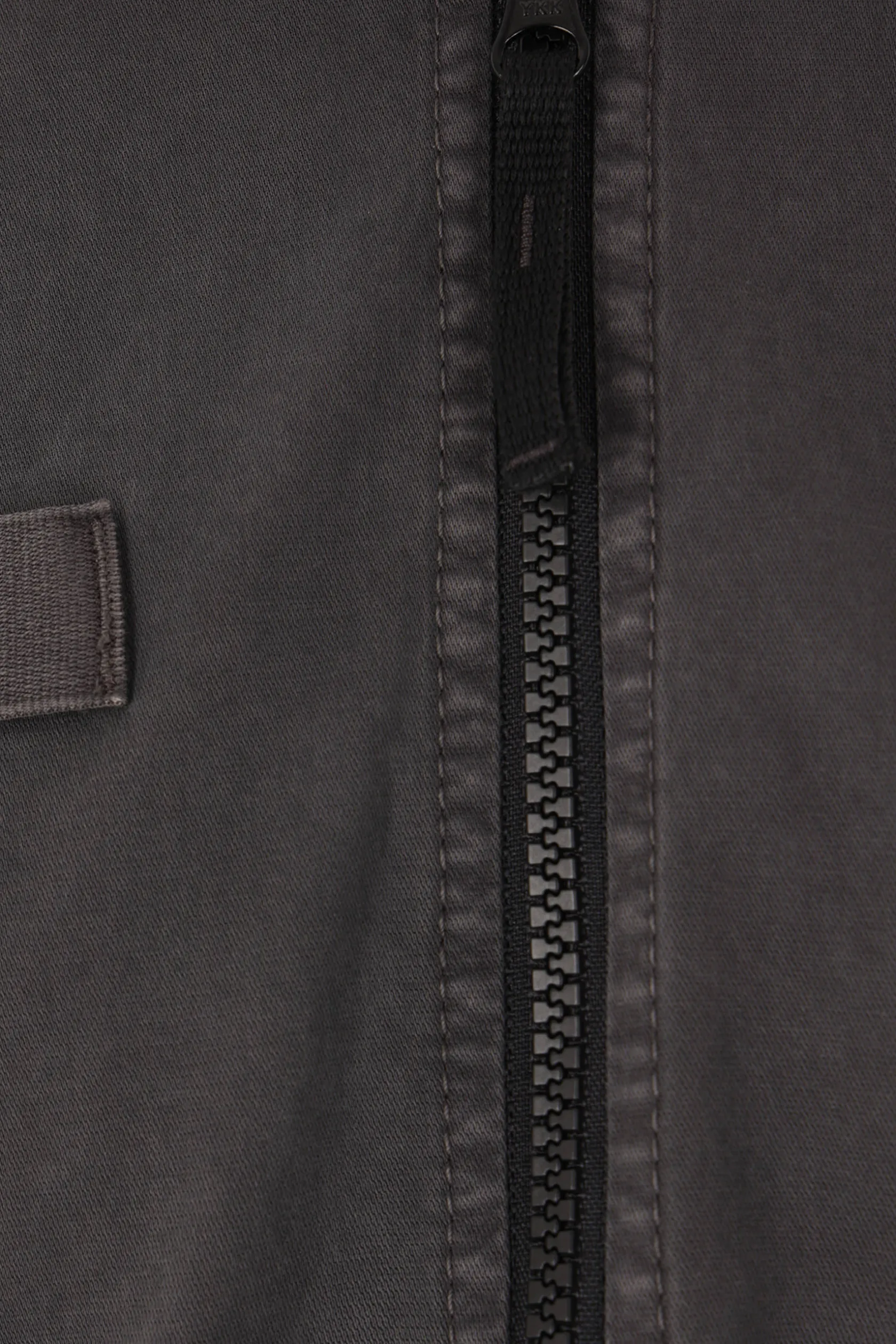 Capispalla>STONE ISLAND giacca-camicia in cotone stretch Grigio