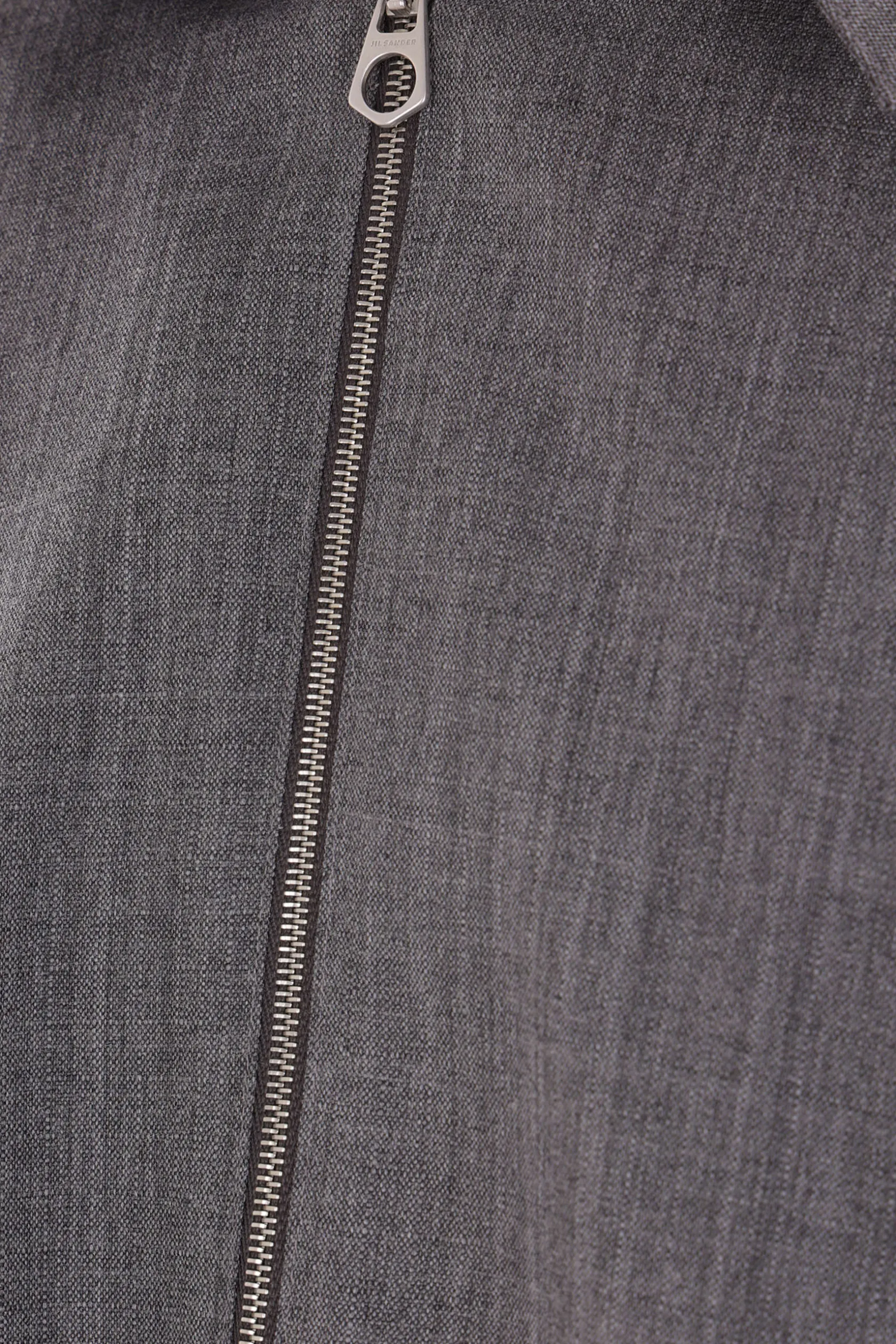 Capispalla>JIL SANDER giacca-camicia in lana leggera Grigio