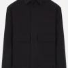 Capispalla>Y-3 giacca-camicia in twill patch Sport Uniform Nero