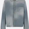 Capispalla>TAIGA TAKAHASHI giacca-camicia Palaka in cotone Blu