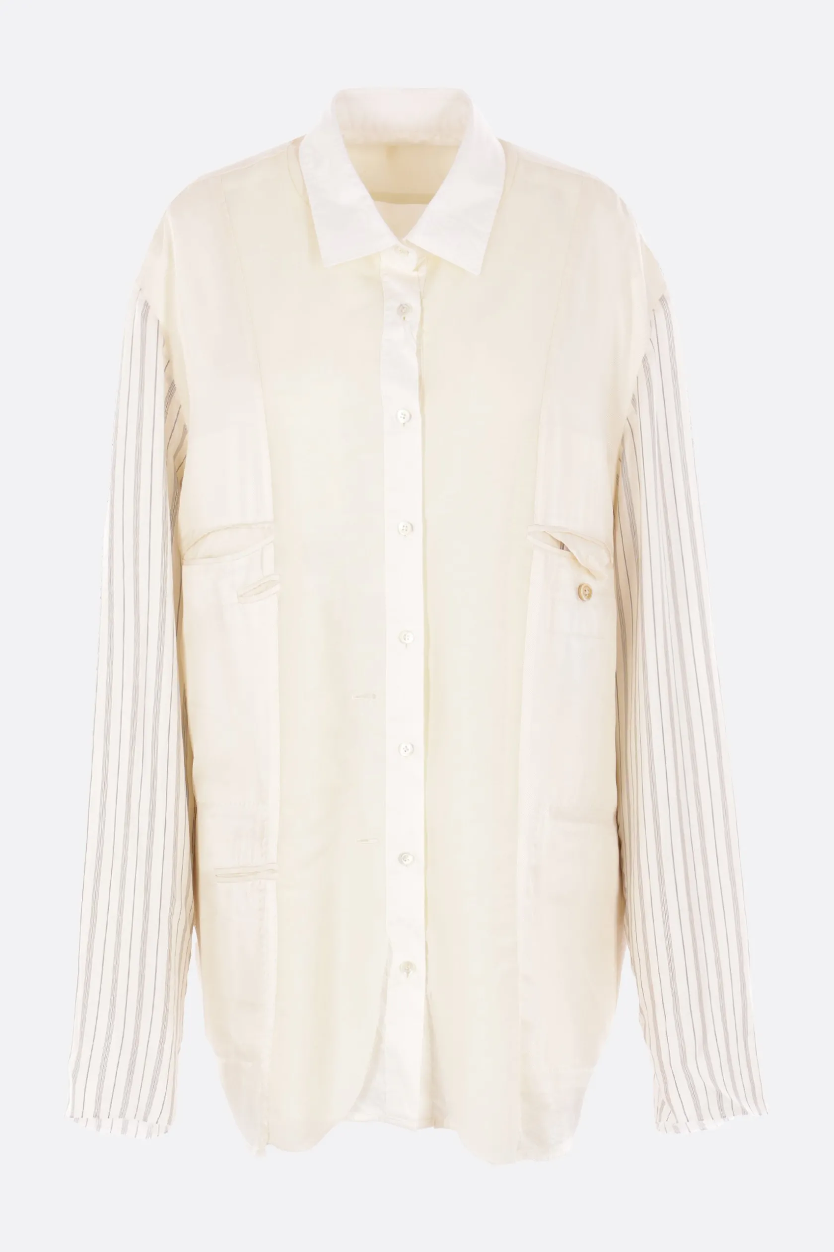 Capispalla>MAISON MARGIELA giacca-camicia reversibile Anonymity of the lining Neutro